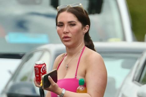 Chloe Brockett looks downcast as she steps out after branding ex Jack Fincham a ‘narcissist’