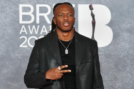 LONDON, ENGLAND - MARCH 01: (EDITORIAL USE ONLY) KSI attends The BRIT Awards 2025 at Intercontinental London - The O2, on March 01, 2025 in London, England. (Photo by Jim Dyson/Redferns)