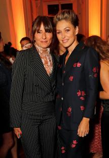 Davina McCall and Emma Willis at a party.