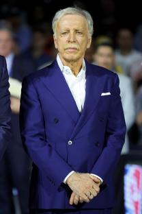 Stan Kroenke, owner of the Denver Nuggets, at a playoff game.