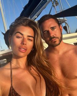 Arabella Chi and Billy on a boat.