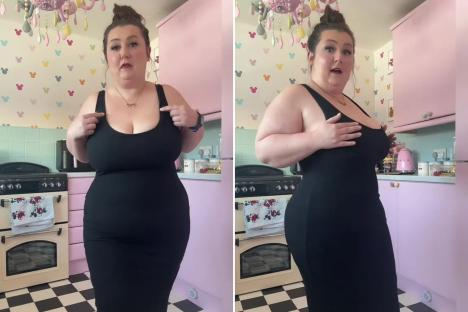 Curvy fashion fan praises dress which makes her ‘so confident’ – it’s perfect for top heavy girls & no is bra needed