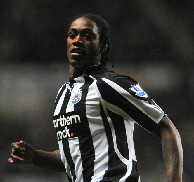Nile Ranger playing for Newcastle United.