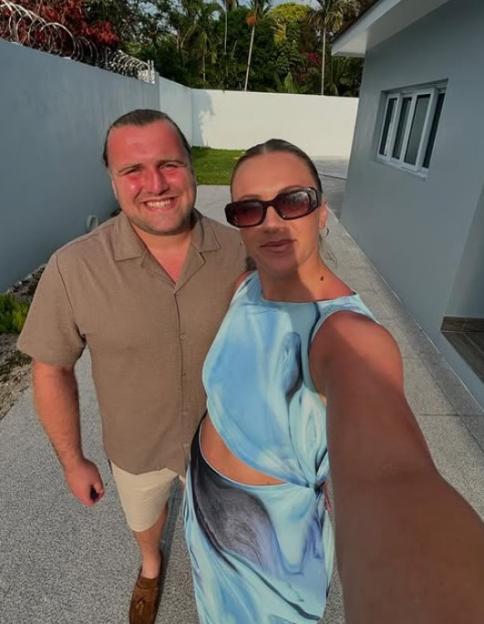 Zoe Aldcroft and Luke Stratford in a selfie.