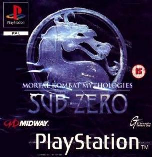 Mortal Kombat Mythologies: Sub-Zero PlayStation game cover.