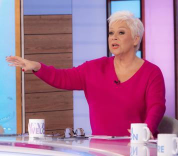 Charlene White and Denise Welch on the set of Loose Women.