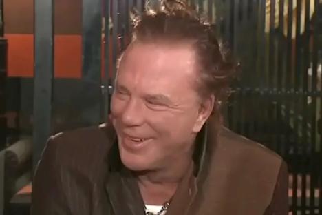 TV star DEFENDS CBB’s Mickey Rourke as ‘harmless flirt’ as resurfaced video sees him tell her to ‘squeeze’ her cleavage