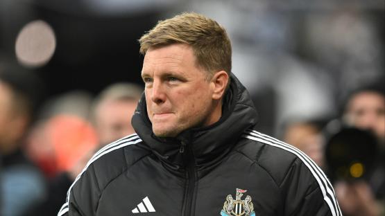 Why is Eddie Howe not on the touchline for Newcastle vs Man Utd?