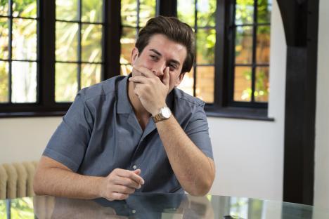 James Argent in an interview discussing his drug addiction.