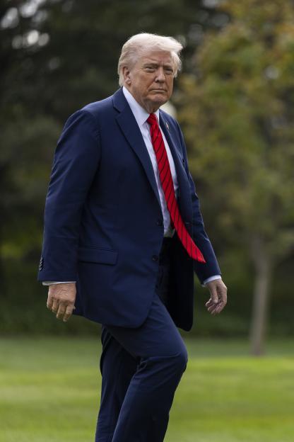 Donald Trump Returns To White House After Physical At Walter Reed - 10 Oct 2025