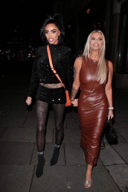 Katie Price And Kerry Katona Attend Geordie Shore Event At Thai Square London - 7 Jan 2025
