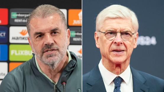‘Spurs does crazy things to people’ – Postecoglou takes swipe at Wenger as Arsenal legend proposes shock rule change