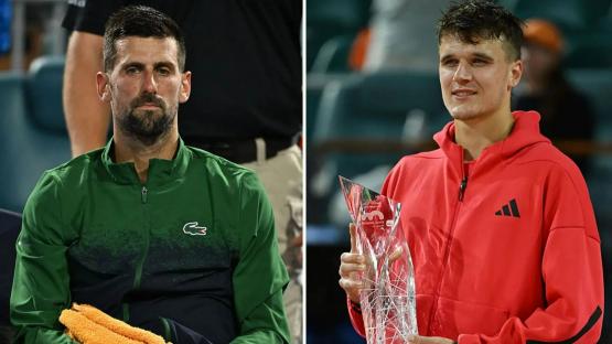 Novak Djokovic’s wait for 100th title goes on after he’s beaten by teenager who only played because referee was at lunch