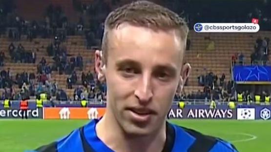 Inter Milan hero Frattesi drops F-bomb live on TV after win over Barcelona leaving CBS Sports studio in hysterics