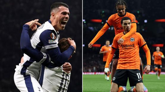Tottenham 1 Eintracht Frankfurt 1: Watch Porro score cheeky flick to keep Spurs’ season alive in Europa League