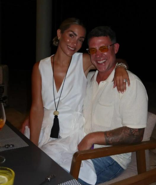 Frankie and Wayne Bridge in a photo together.