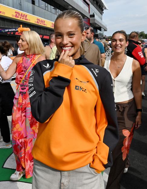 Margarida Corceiro at the F1 Grand Prix of Hungary.