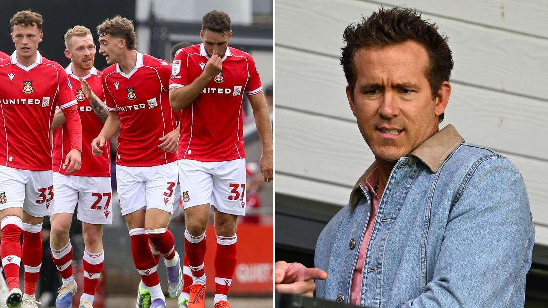 Ryan Reynolds trolled by away fans as Wrexham’s return to the Championship off to tricky start