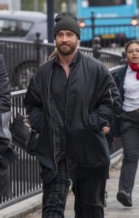 Danny Cipriani leaving court after his divorce.