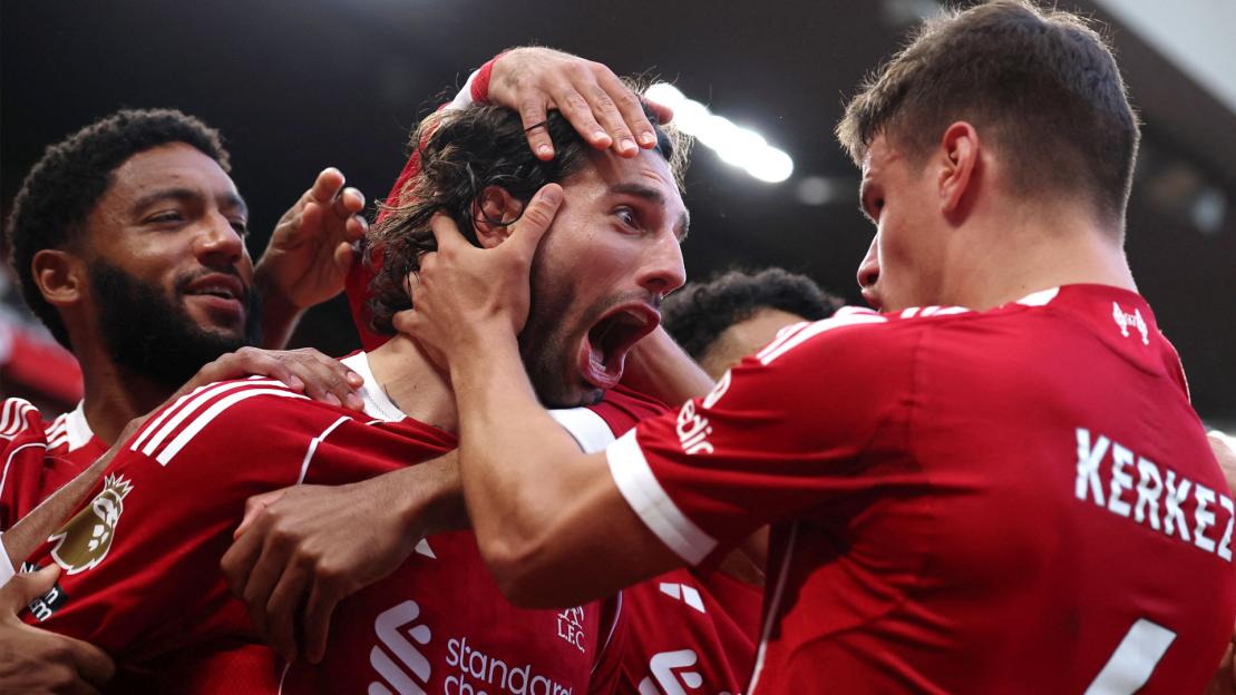 Liverpool 1 Arsenal 0: Szoboszlai’s screaming 30-yard free-kick sees Reds take early lead in title race after drab match