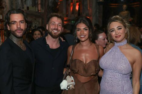 Sam Thompson and Samie Elishi cosy up in first photo together amid dating rumours at Olivia Attwood’s glam bash