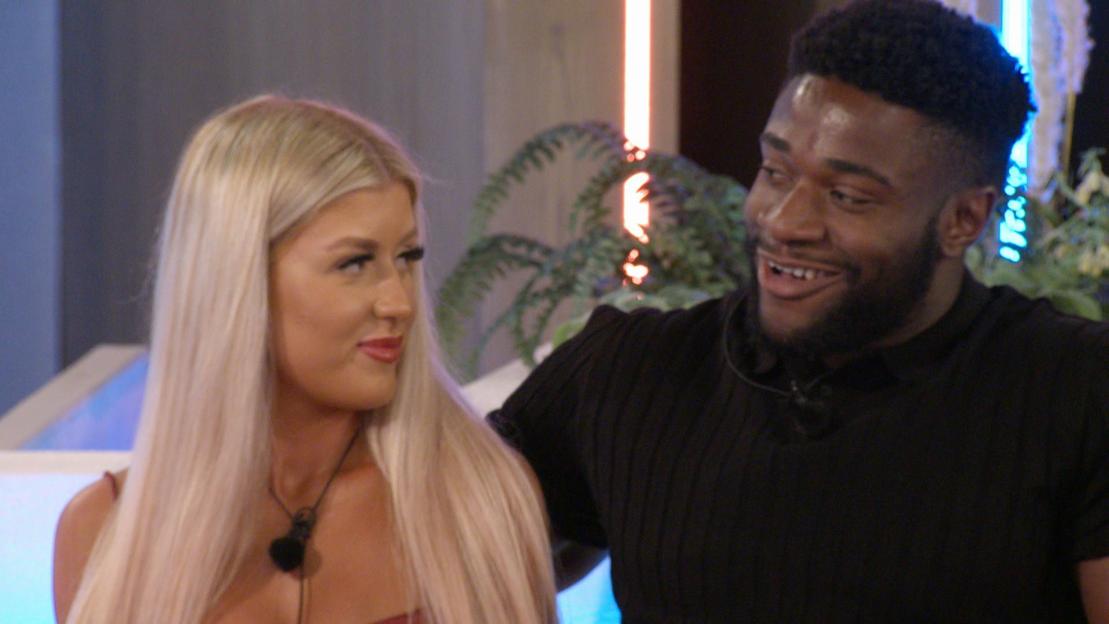 Jess Gale and Ched Uzor from Love Island.