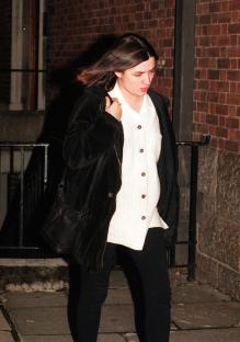 Rosemary West's daughter leaving Winchester Crown Court.