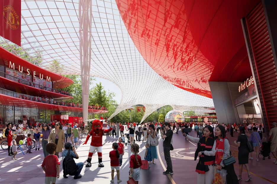 ‘Incredible’ – Architect behind £2bn Man Utd stadium opens up on masterplan for 100,000 seat ‘Wembley of the North’