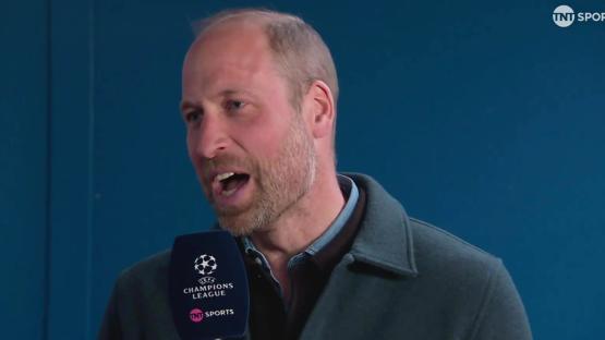 Prince William stuns TNT pundits with football knowledge as Villa-loving future King is branded ‘man of the people’