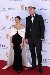 Roxanne and Mark Hoyle at the BAFTA Television Awards.