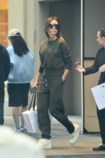 Victoria Beckham walking in Manhattan.