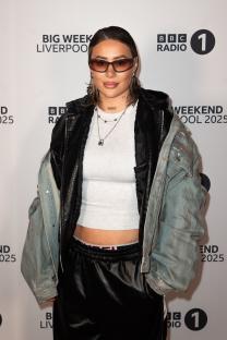 Demi Sims at the Radio 1 Big Weekend press launch.