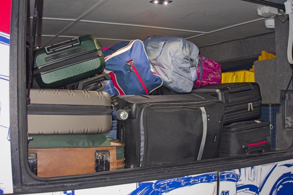 Horror as girl, 2, found stuffed inside SUITCASE in bus luggage compartment after driver noticed ‘bag moving’
