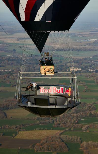 Kriss Kyle performs a one foot can during the Don't Look Down project in Malmesbury, United Kingdom on December 9, 2022. / Eisa Bakos / Red Bull Content Pool / SI202304080062 / Usage for editorial use only /
