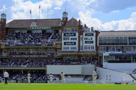 Cricket match at Kia Oval, London.