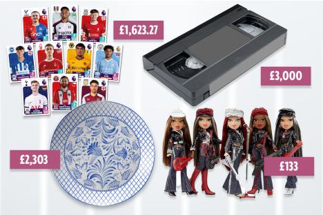 Items lying around your house that you could resell for up to £7,000 during your next spring clean