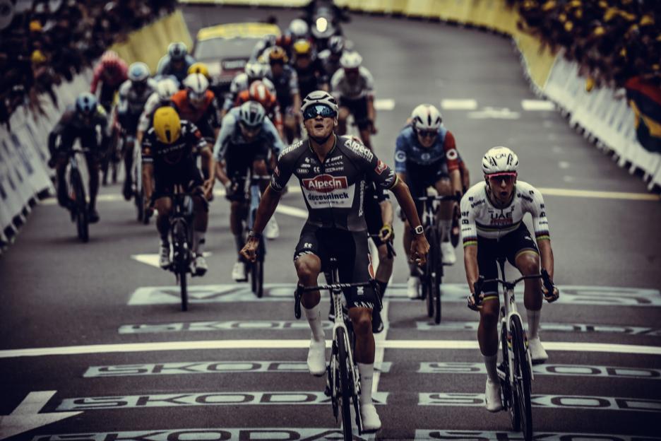 Stage II of the 2025 Tour de France, held on Sunday, covers a 209?212 km hilly course from Lauwin?Planque to Boulogne?sur?Mer. With around 2,500 meters of elevation, exposed crosswinds, and two steep climbs in the final 10 km, the stage favors puncheurs or a reduced-group sprint over a traditional bunch finish. Pictured: mathieu van der poel (alpecin-deceuninck) Ref: BLU_S8413720 060725 NON-EXCLUSIVE Picture by: mightyquinnphotos.com / SplashNews.com Splash News and Pictures USA: 310-525-5808 UK: 020 8126 1009 eamteam@shutterstock.com World Rights