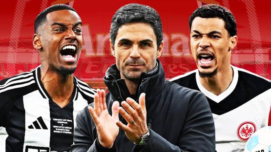Arsenal target £60m Hugo Ekitike, 22, as transfer alternative to Isak but face battle with Premier League rivals