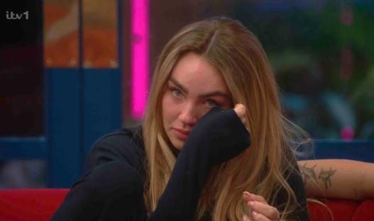 Ella Rae Wise crying on Celebrity Big Brother.