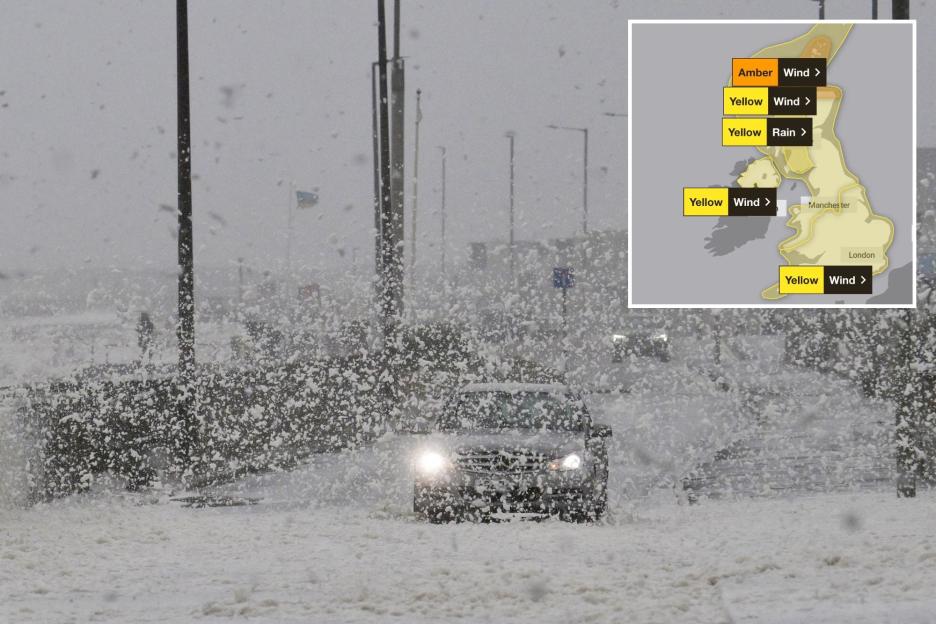 Storm Amy Unleashes 90mph Winds and Heavy Rain on Britain, Leaving Thousands Powerless and One Fatality Reported