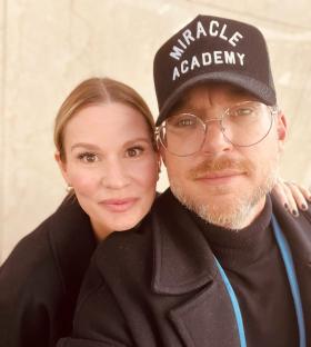 Chelsea Smith and Judah Smith in a selfie.
