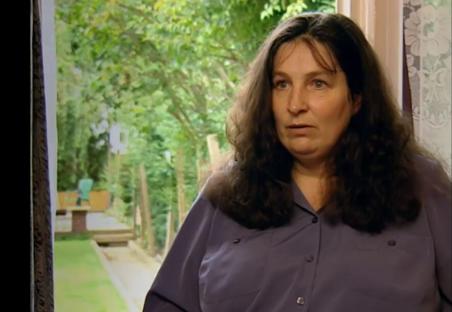 Janet Leach in a documentary about Fred and Rose West.