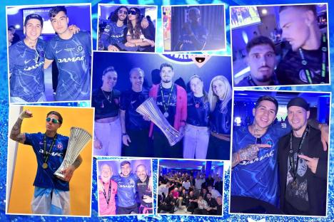 Inside Chelsea’s Conference League celebrations as Caicedo sings karaoke until early hours and Mudryk poses with medal