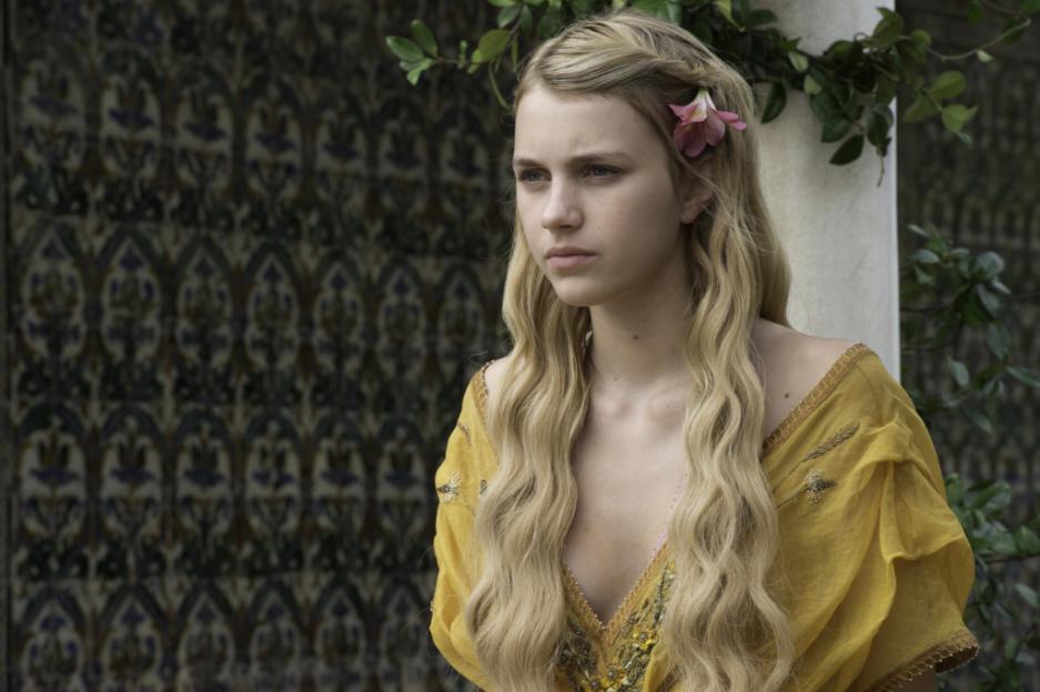 Nell Tiger as Myrcella Baratheon in Game of Thrones.
