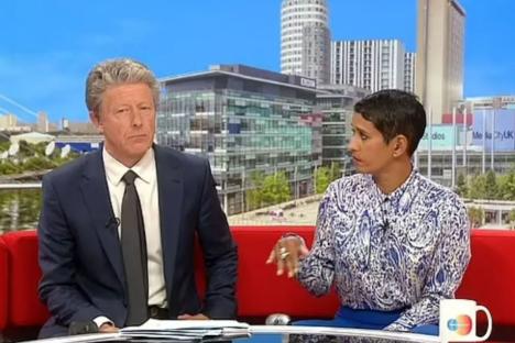 Watch awkward moment BBC Breakfast’s Naga Munchetty shoots ‘unimpressed’ stare at Charlie Stayt on live TV
