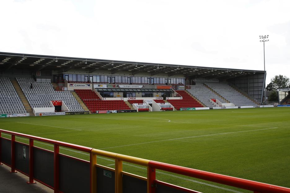 Morecambe Football Club's Mazuma Stadium.