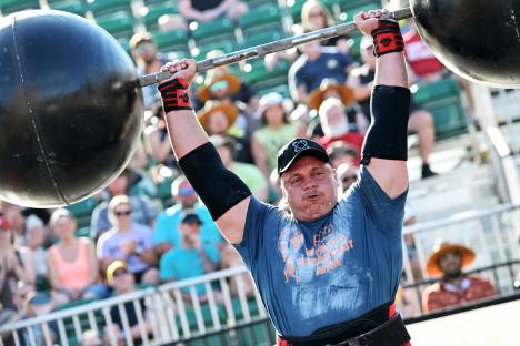 Little-known former rugby star Rayno Nel, 30, makes history as he wins World’s Strongest Man in FIRST YEAR competing