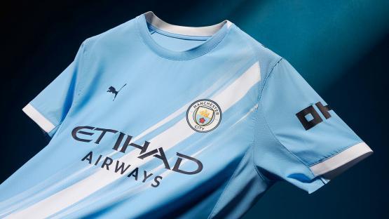 Manchester City soccer jersey.