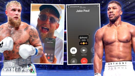 Jake Paul leaks ‘s***-talking’ private messages with Anthony Joshua goading him about being KO’d as trash talk ramps up