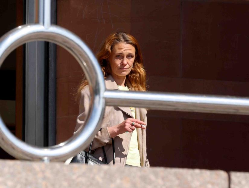 Sarah Crawford outside Newcastle Magistrates Court.